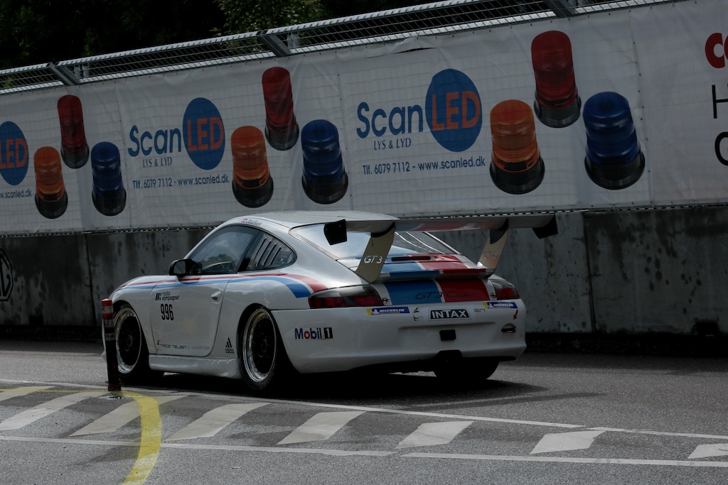 Rasmus Sandvej Juulsen i Porsche 996 GT3 CUP
(Foto: Motorsporten.dk)